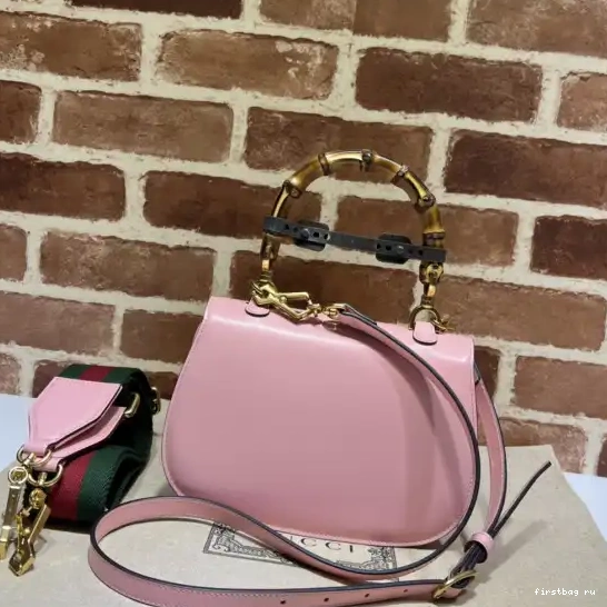 Firstbag ru with top handle Gucci Small bag Bamboo 0520
